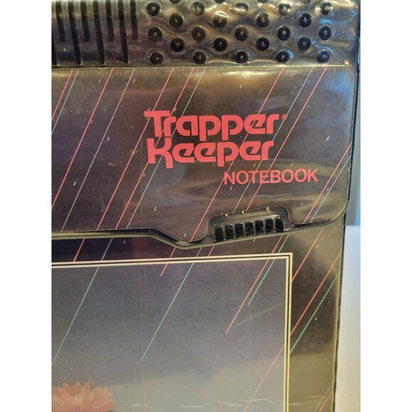 Vintage Mead Trapper Keeper Notebook DAMAGED Butterfly Lillypad - Picture 10 of 12